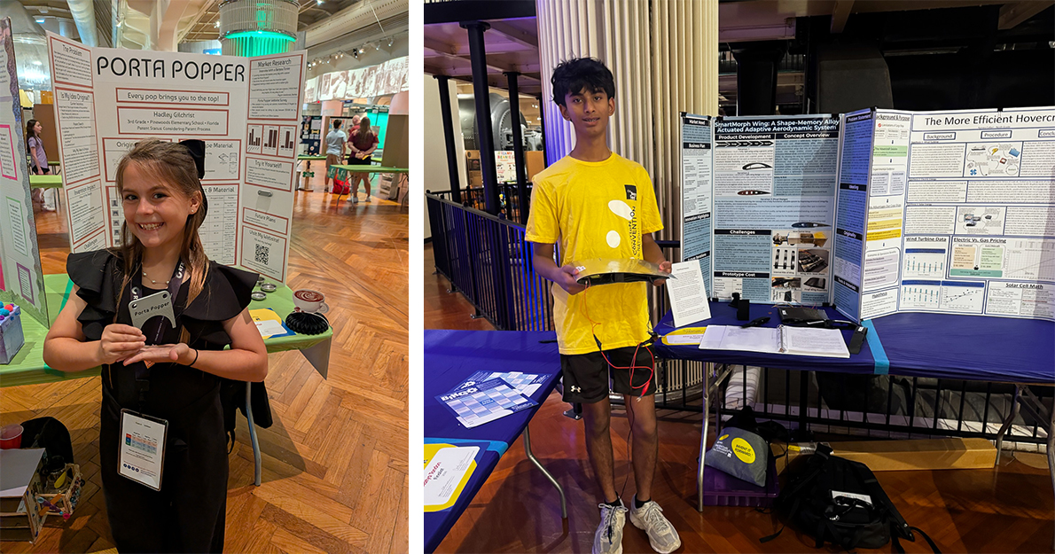 Two Students Win National Titles at the National Invention Convention